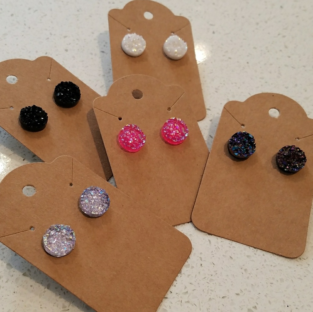 87RWD || Druzy earrings